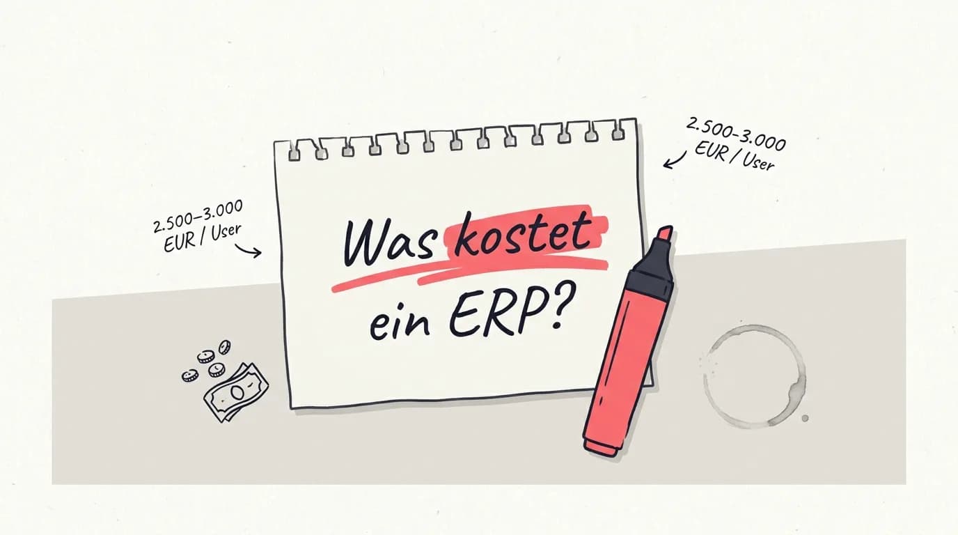 ERP-Einführung Kosten: 6 ehrliche Wahrheiten - Titelbild
