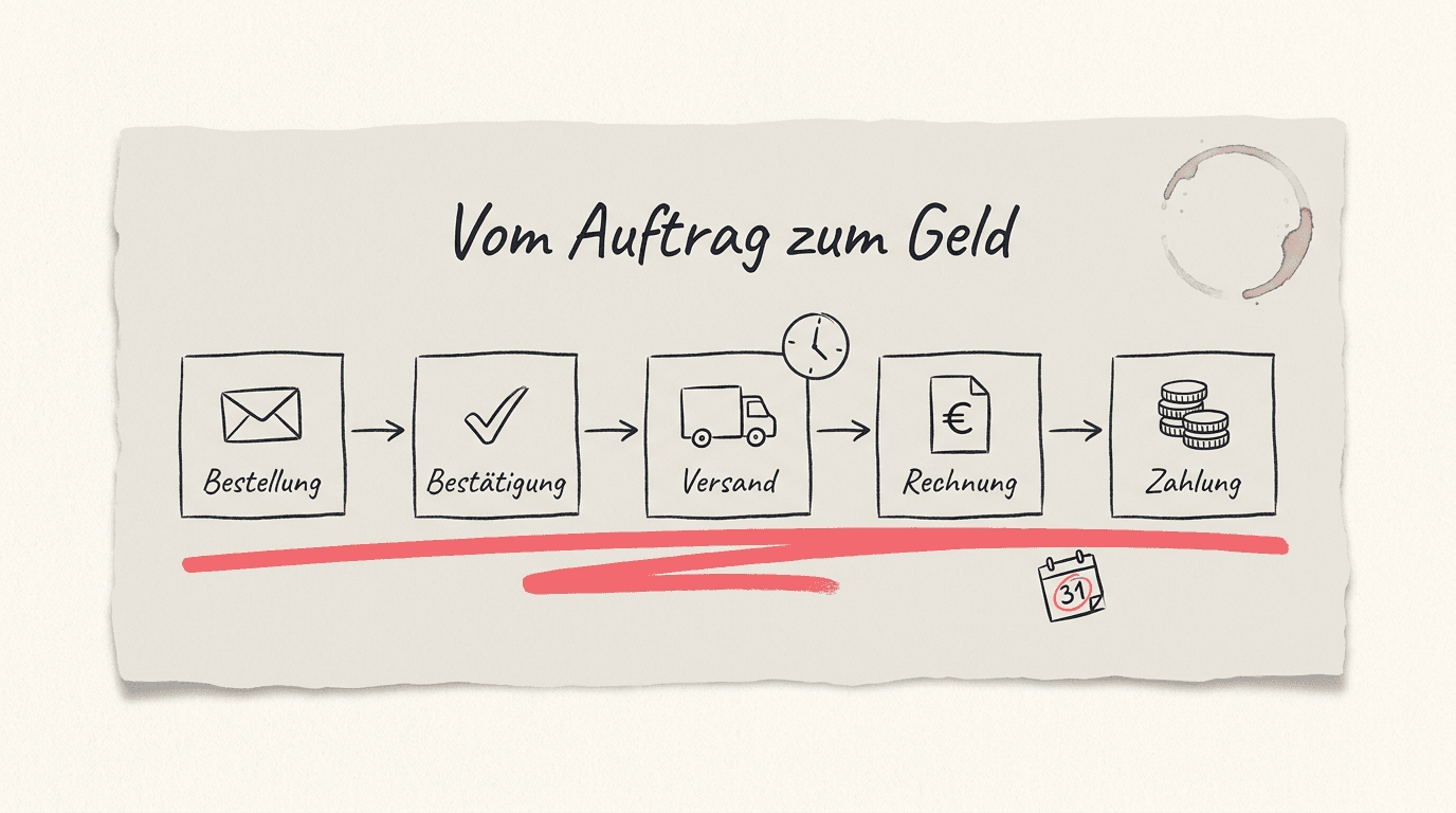 Order-to-Cash: 5 Phasen, die dein ERP wirklich abbilden muss - Titelbild