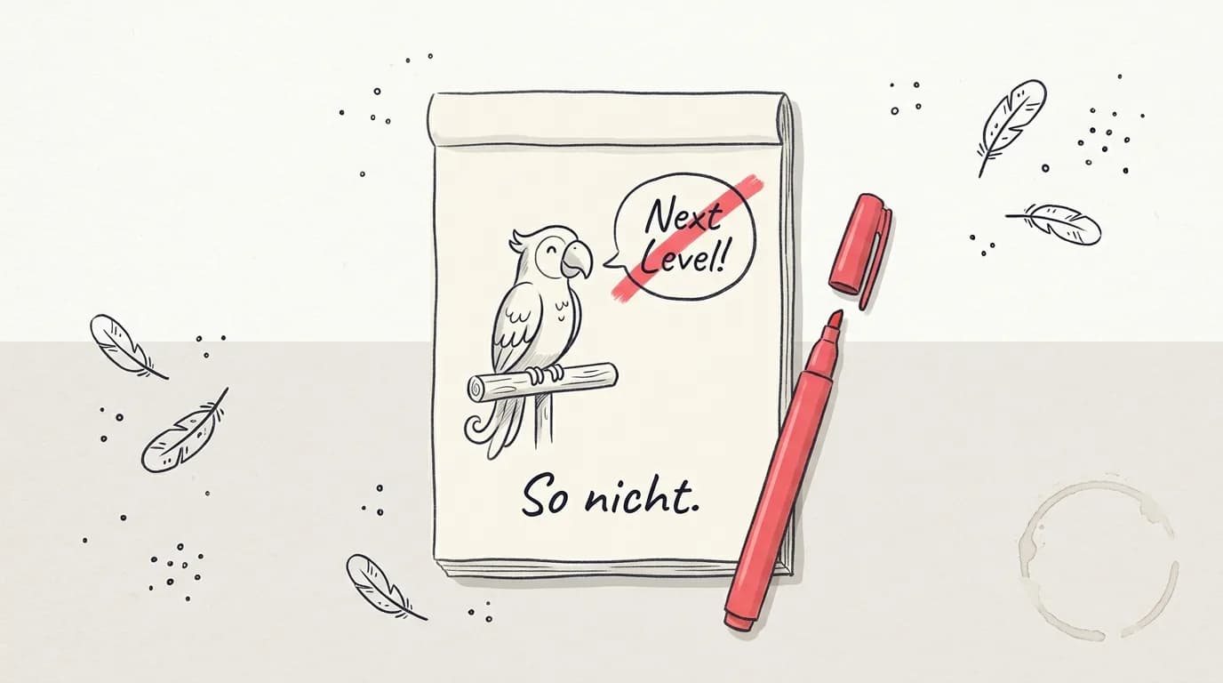 Papagei-Marketing: So verfehlst du Kunden - Titelbild